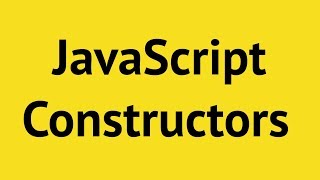 JavaScript Constructor Functions [upl. by Ecilahs]