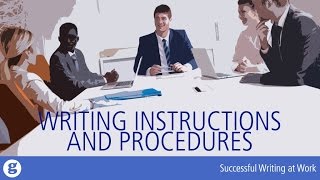 Writing Instructions and Procedures [upl. by Basil538]