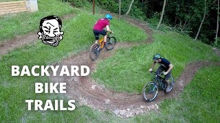 Backyard MTB Trails  Building amp Riding [upl. by Nesnaj817]