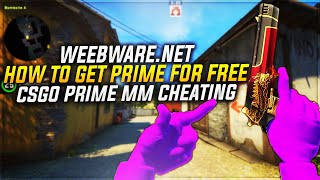 FASTEST WAY TO GET CSGO PRIME FOR FREE  WEEBWARENET  CSGO PRIME CHEATING  R2GLOBAL 36 [upl. by Legnaros533]