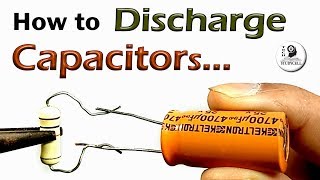 How to Discharge Capacitor safely with resistor [upl. by Nyladgam]