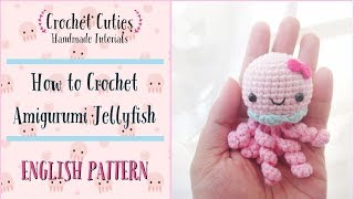 How to Crochet Amigurumi Jellyfish fast and easy [upl. by Ahsimal442]