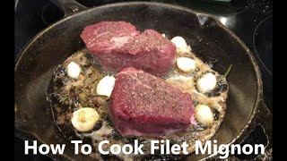 Fillet Mignon Recipe  How to make perfect Fillet Mignon Steaks [upl. by Gignac]