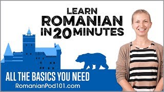 Learn Romanian in 20 Minutes  ALL the Basics You Need [upl. by Einon]