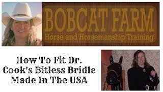 How To Fit Dr Cooks Bitless Bridle Made In The USA [upl. by Ahseket]