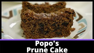 Prune Cake  Old Time Favorite  MOIST and DELICIOUS Recipe [upl. by Nwahsaj]