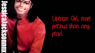 Michael JacksonLiberian Girl Lyrics [upl. by Innis]