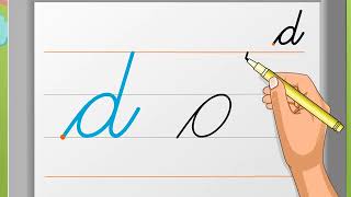 Cursive Writing  Small Letter ‘d’  Macmillan Education India [upl. by Tronna]