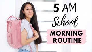 5AM School Morning Routine  Productive but Realistic [upl. by Koch23]