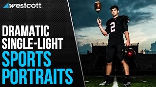 How to Capture Dramatic Senior Sports Portraits with Only One Light [upl. by Aneela141]