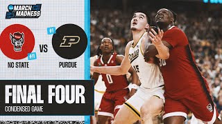 Purdue vs NC State  Final Four NCAA tournament extended highlights [upl. by Annaeoj713]