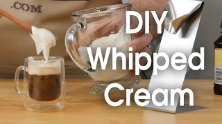 DIY whipped cream in 60 seconds [upl. by Boylan842]