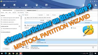 Como particionar un disco duro con MiniTool Partition Wizard gratis [upl. by Changaris]