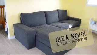 Our IKEA Kivik after 3 Months [upl. by Calbert]