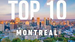 10 BEST Things To Do In Montreal  Montreal Travel Guide [upl. by Allicerp]