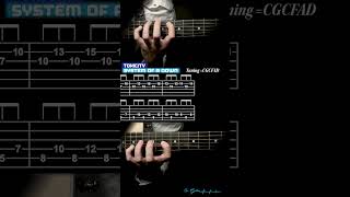 Toxicity  SOAD  Intro TABS Tutorial  Dr Guitar [upl. by Dlorag]