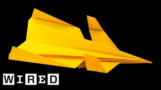 How to Make A Paper Airplane That FLIES FAR  Full Tutorial  WIRED [upl. by Janiuszck]