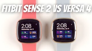 Fitbit Sense 2 vs Versa 4 7 Major Differences [upl. by Aecila]