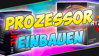 CPU  Prozessor einbauen  Was beachten  Tutorial [upl. by Ahsias762]