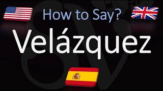 How to Pronounce Velázquez CORRECTLY Spanish amp English Pronunciation [upl. by Nnylcaj]