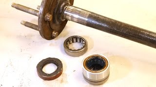 How To Repair Axle Bearings On GM 10Bolt Rearends [upl. by Sarid]