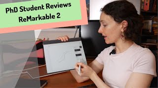 PhD Student Reviews ReMarkable 2 [upl. by Yanad582]