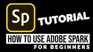 How to Use Adobe Spark Express  Beginners Tutorial [upl. by Akerehs]