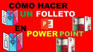 ✅CÓMO HACER UN FOLLETO EN POWER POINT [upl. by Teresa]