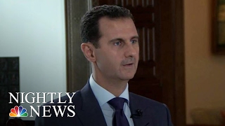 Syrian President Bashar AlAssad Exclusive Interview  NBC Nightly News [upl. by Elisabet413]