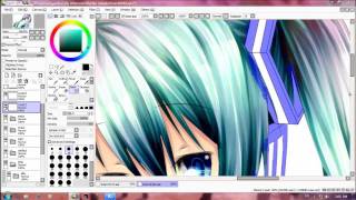 Speed Paint Miku Hatsune [upl. by Yrogerg927]