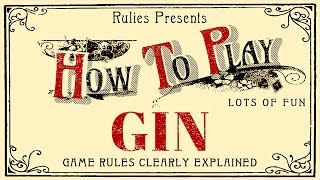 How to play GIN Rummy two players [upl. by Thetisa]