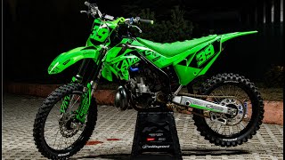 SCRUBDESIGNZ mx graphics  KX Restyle Plastics Kit by POLISPORT  Kawasaki KX 125  250 2003  2008 [upl. by Inaliak]