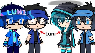 If Gacha Club luni Gacha Life Luni Gacha verse luni And Gacha Studio Luni Meets each other meme [upl. by Guidotti]