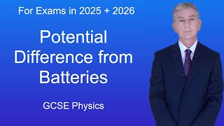 GCSE Physics Revision quotPotential Difference from Batteriesquot [upl. by Angelica849]