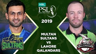 Match 10 Full Match Highlights Multan Sultans Vs Lahore Qalandars  HBL PSL 4  HBL PSL 2019  MA2 [upl. by Keener]