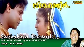 Snehathin Poonulli Poojichu Njan  HD  Deepasthambham Mahascharyam Song  REMASTERED AUDIO [upl. by Leacim]