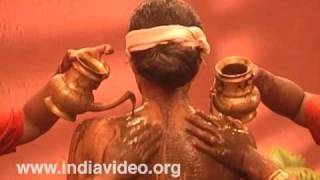 Ayurveda massage ayurvedic therapy Trisha Kerala [upl. by Ahserkal]