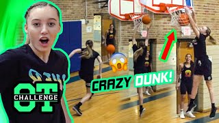 Paige Bueckers DUNKS In Overtime Challenge Gets SHOCKED By Azzi Fudd amp Claps Back At Kyree Walker [upl. by Dranrev891]