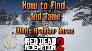 RDR2  How to Find and Tame the White Arabian Horse [upl. by Terencio]