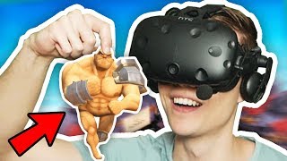 I AM THE BIGGEST GLADIATOR IN GORN VR GORN Gladiator Simulator Funny Gameplay [upl. by Ettennod]