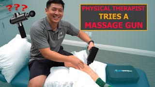 Do Massage Guns Really Help  Physical Therapist Reviews Achedaway Massage Gun [upl. by Lowrie]