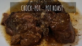 Slow Cooker Crock Pot POT ROAST  Margot Brown [upl. by Ingram]