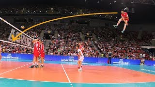 The Most Powerful Volleyball Serves HD [upl. by Netsrek]