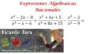 Expresiones Algebraícas Racionales [upl. by Nehr]