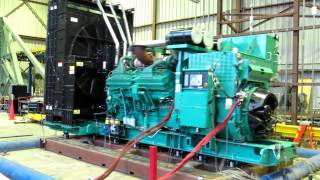 A highrange Cummins Generator in a Seismic Shaker Test [upl. by Hyrup]