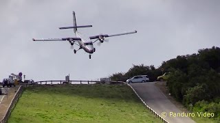 St Barth Amazing Plane landing and Takeoff footage at Gustaf III Airport [upl. by Atthia149]