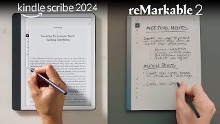 Kindle Scribe 2024 vs Remarkable 2 The Best Digital Notebook Under 400 [upl. by Anomas624]