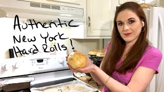 Authentic New York Hard RollsKaiser Rolls Recipe [upl. by Mountford]