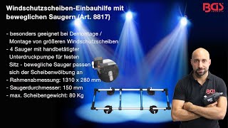 Tutorial Windschutzscheiben Einbauhilfe Art 8817  9238 [upl. by Eerej521]