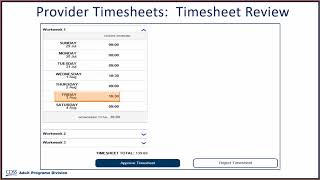 Approving Timesheets [upl. by Ahseikram]